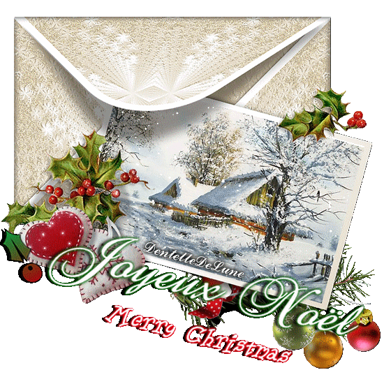 Gif Carte Postale Joyeux Noël Merry Christmas Les Gifs