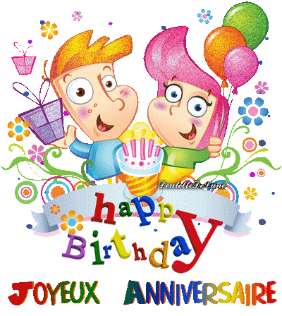 Gif Joyeux Anniversaire Happy Birthday Enfant 11 Les Gifs Animes De Dentelledelune