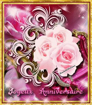 gif-scintillant-femme-joyeux-anniversaire-roses-fleurs ...