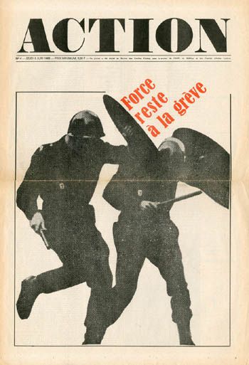 &quot;Action&quot;, journal contestataire fondé en mai 1968