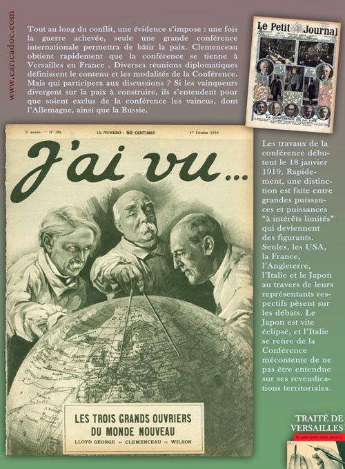 1919, TRAITE DE VERSAILLES : la paix entre deux guerres / exposition itinérante à imprimer
