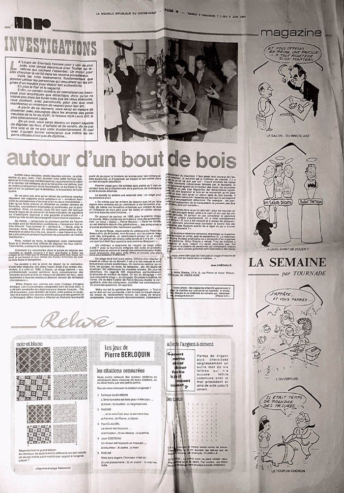 Maurice Tournade (1925-2014), journaliste et dessinateur de presse (interview de Frédéric Tournade)