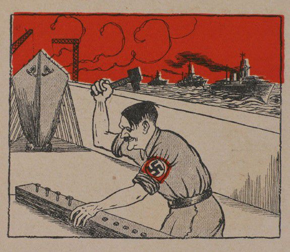 CARICATURES DE HITLER, Hitler caricaturé Karikatur Cartoons