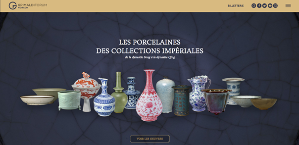 Grimaldi Forum: Les porcelaines des collections impériales de Chine
