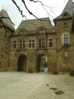 Cour intérieure de l'abbaye