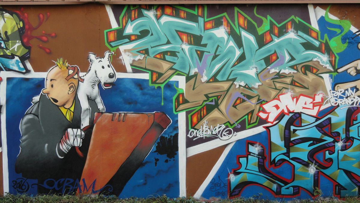 Street Art : Graffitis &amp; Fresques Murales 77464 Thorigny sur marne
