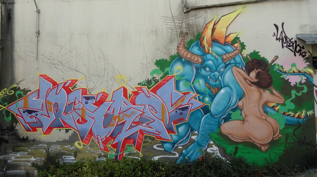Street Art : Graffitis &amp; Fresques Murales 95277 Gonesse
