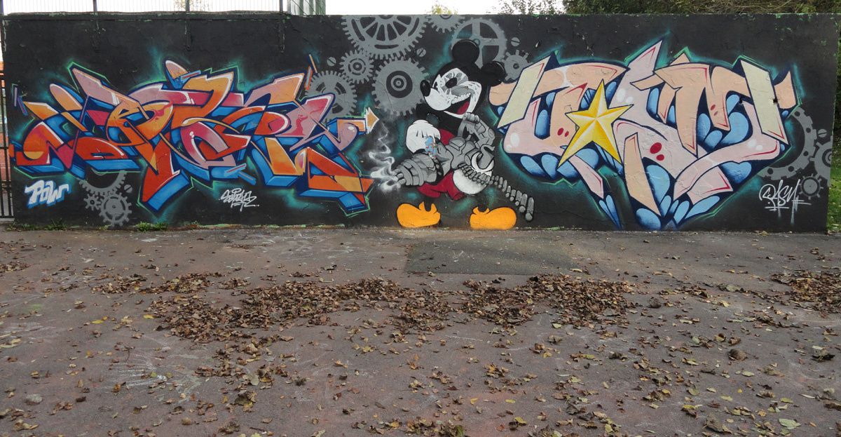 Street Art : Graffitis &amp; Fresques Murales 59588 Teteghem