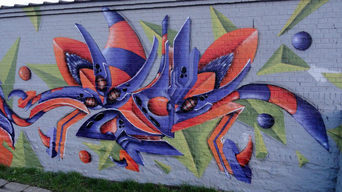 Street Art : Graffitis &amp; Fresques Murales 5060 Sambreville (Belgique)