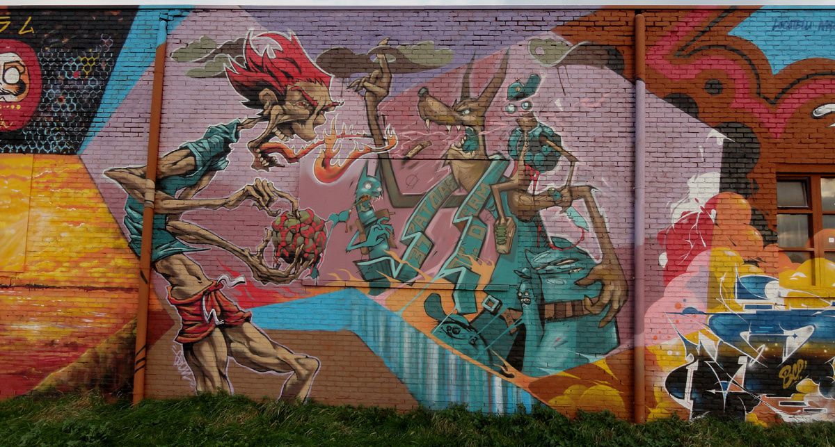 Street Art : Graffitis &amp; Fresques Murales 9200 Termonde (Belgique)