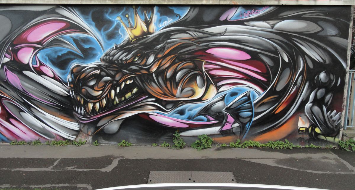 Street Art : Graffitis &amp; Fresques Murales 92007 Bagneux
