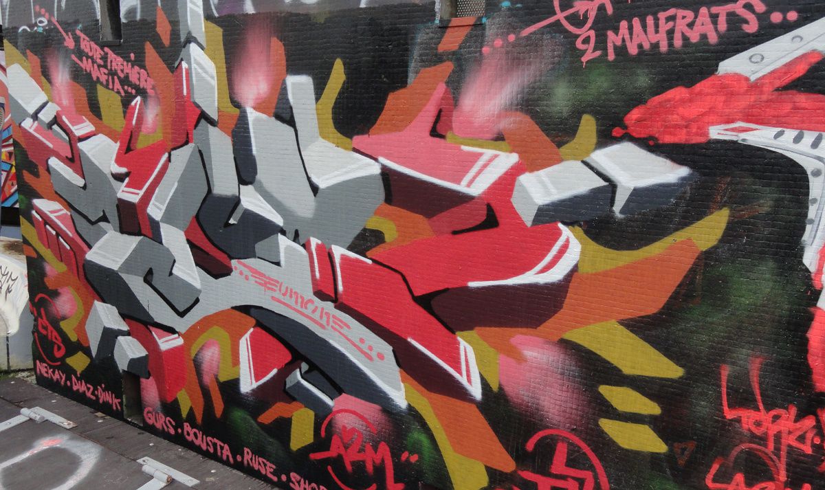 Street Art : Graffitis &amp; Fresques Murales 75015 Paris
