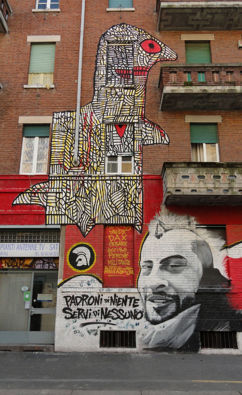 Street Art : Graffitis & Fresques Murales Milano (Italy)