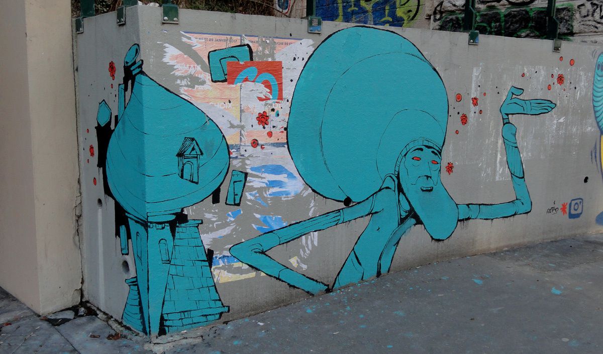 Street Art : Graffitis & Fresques Murales 75020 Paris