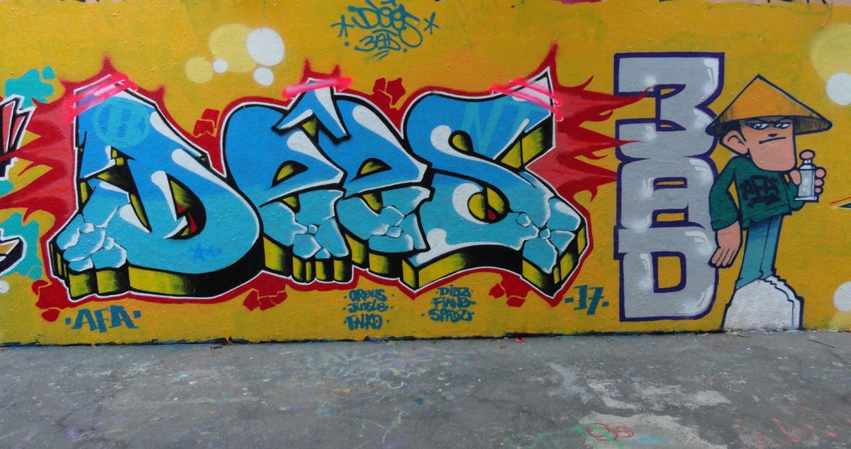 Street Art : Graffitis & Fresques Murales 75019 Paris