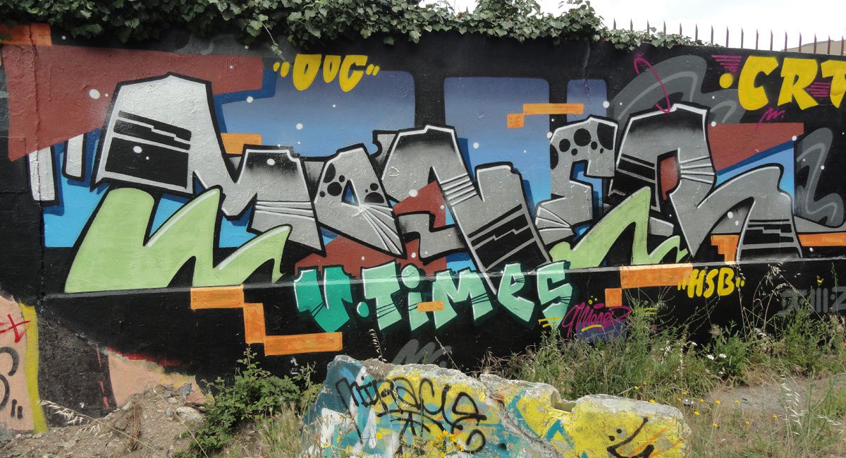 Street Art : Graffitis &amp; Fresques Murales 44109 Nantes