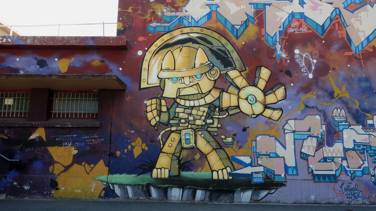 Street Art : Graffitis &amp; Fresques Murales 29019 Brest
