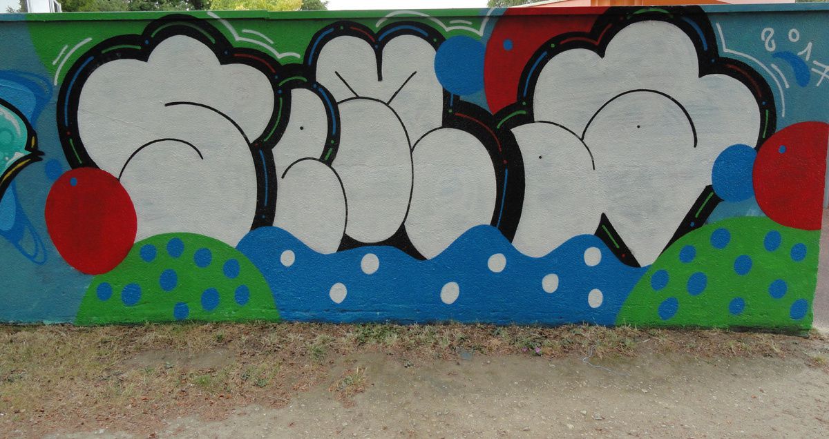 Street Art : Graffitis &amp; Fresques Murales 14118 Caen