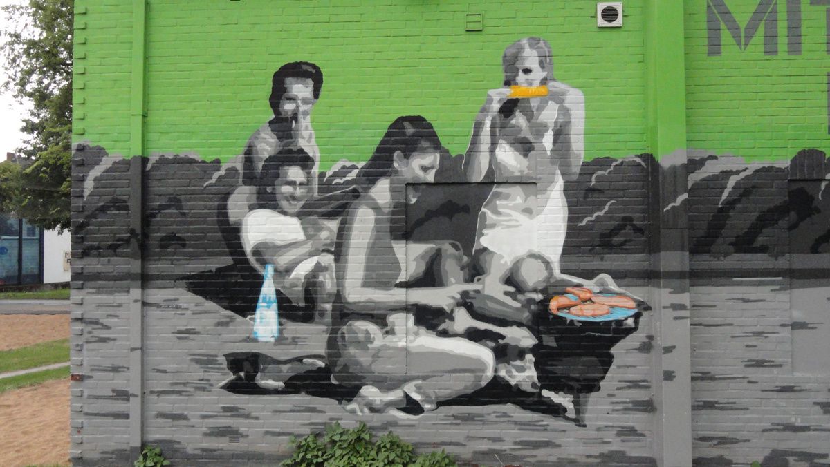 Street Art : Graffitis &amp; Fresques Murales 40235 Dusseldorf