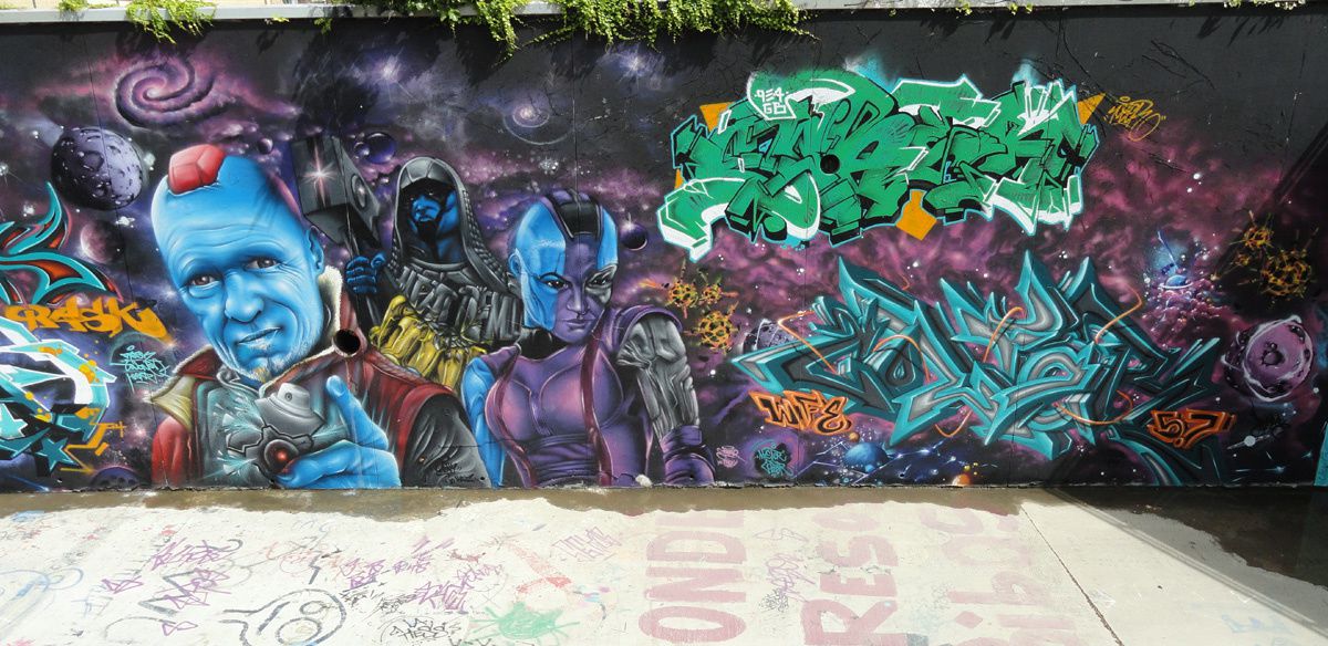 Street Art : Graffitis &amp; Fresques Murales 34172 Montpellier