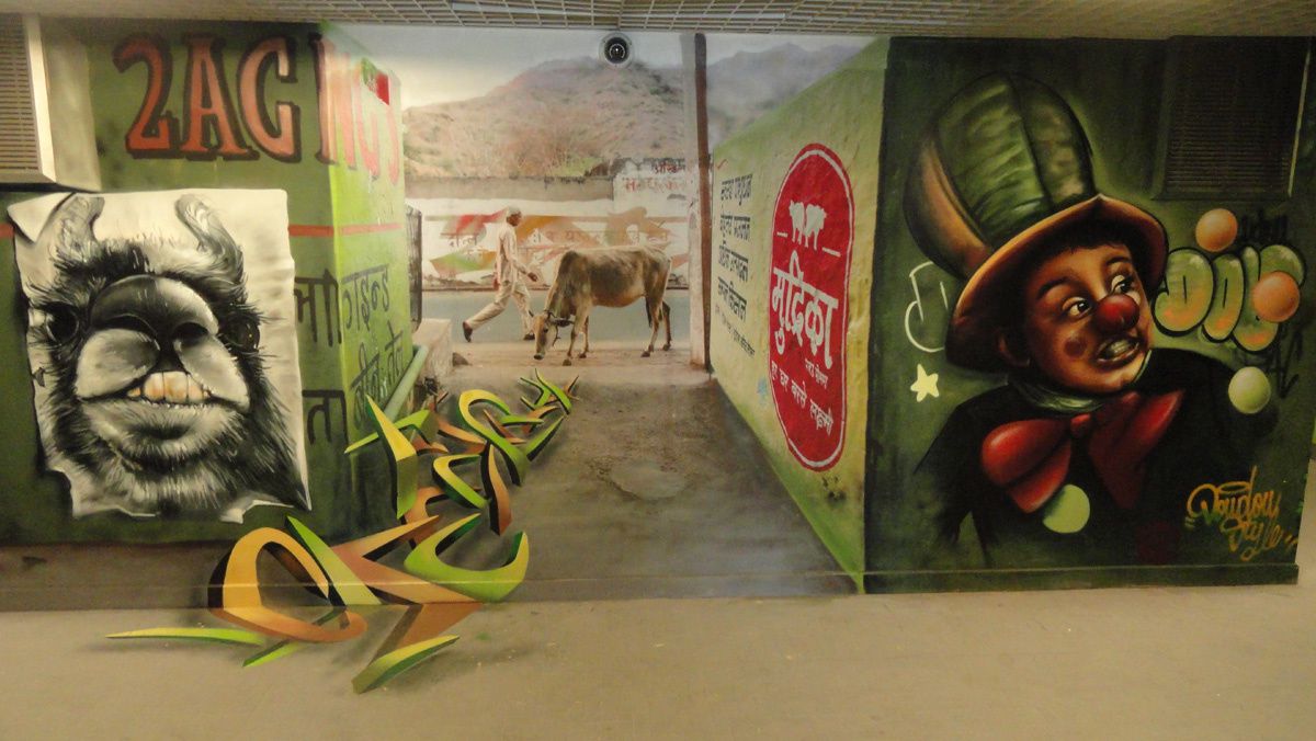 Street Art : Graffitis &amp; Fresques Murales Exposition Rehab 75014 Paris