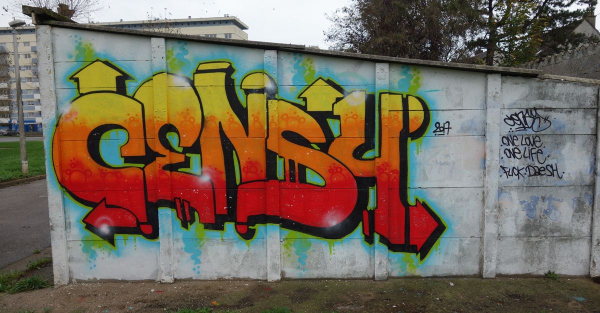 Street Art : Graffitis & Fresques Murales 62193 Calais