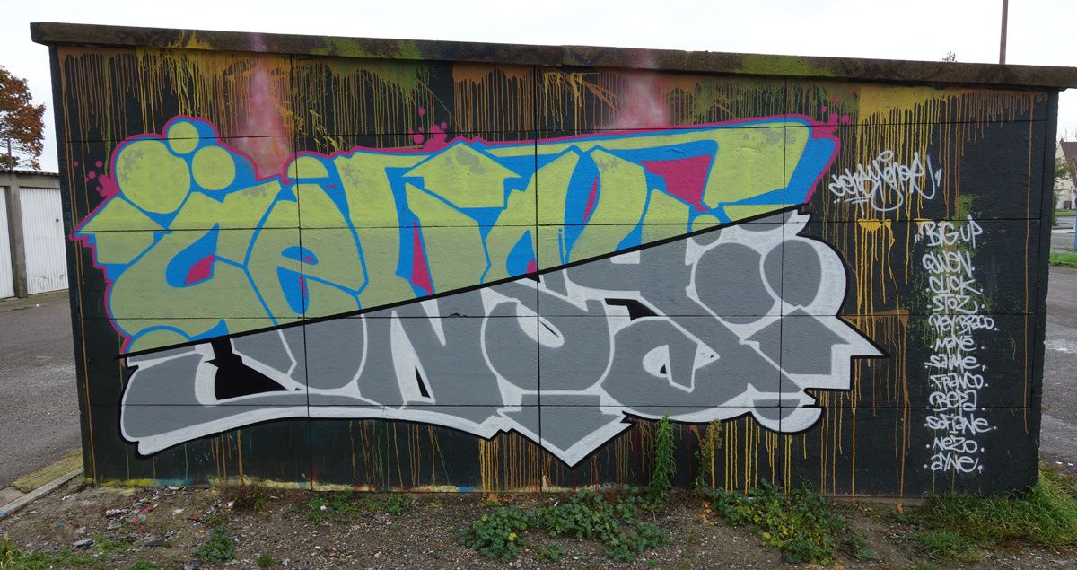Street Art : Graffitis & Fresques Murales 62193 Calais