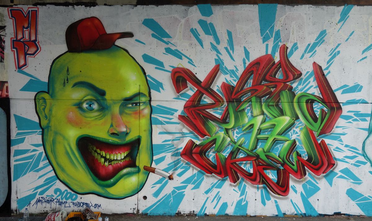 Street Art : Graffitis &amp; Fresques murales 37000 Tours