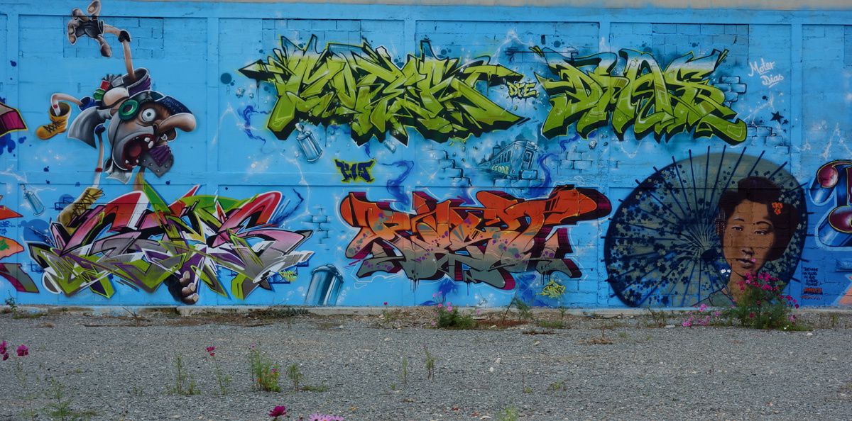 Street Art : graffitis &amp; Fresques Murales 79191 Niort