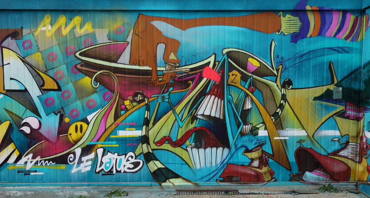 Street Art : Graffitis &amp; Fresques Murales 95127 Cergy