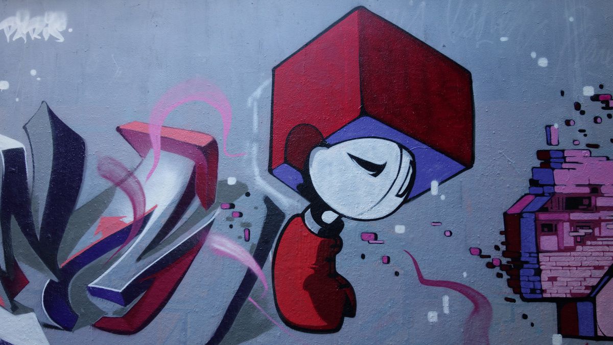 Street Art : graffitis &amp; Fresques Murales 75019 Paris