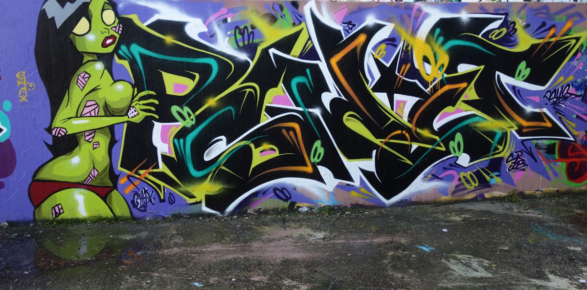 Street Art : Graffitis &amp; Fresques Murales 78362 Mantes la ville
