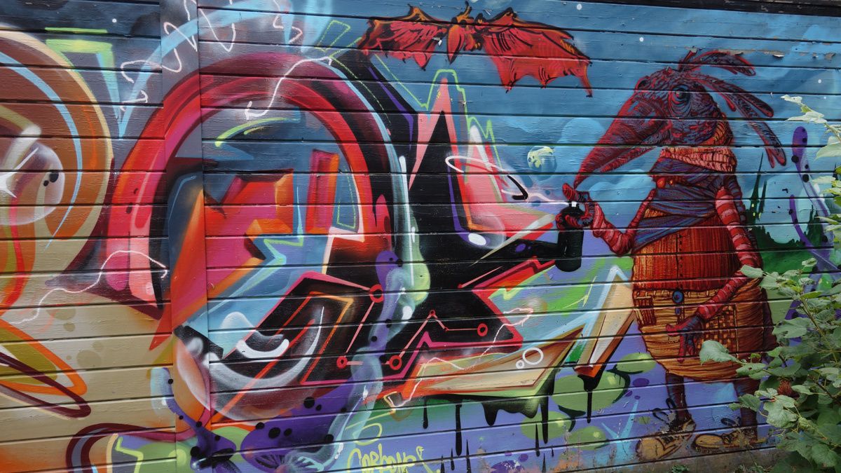 Street Art : Graffitis &amp; Fresques Murales 33192 Gradignan
