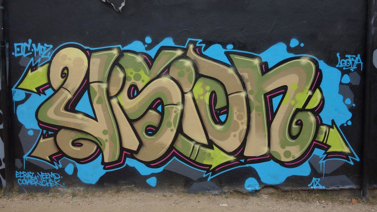 Street Art : Graffitis &amp; Fresques Murales 93048 Montreuil