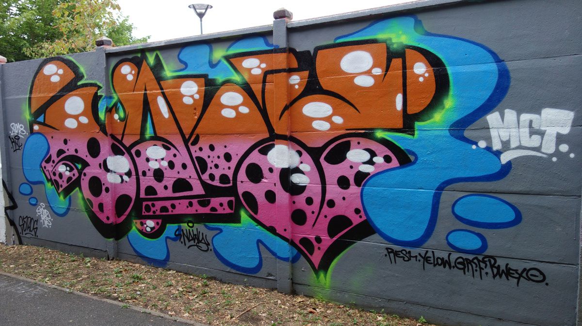 Street Art : Graffitis &amp; Fresques Murales 92036 Gennevilliers