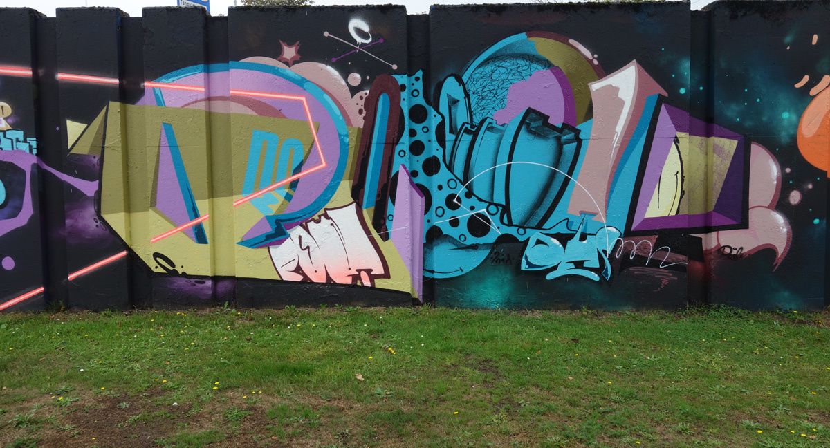 Street Art : Graffitis &amp; Fresques Murales 5600 Eindhoven (Pays Bas)