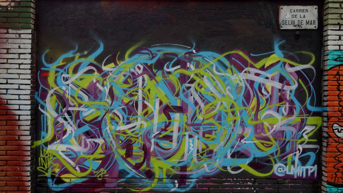 Street Art : Graffitis & Fresques Murales 08001 Barcelona (Catalunya)