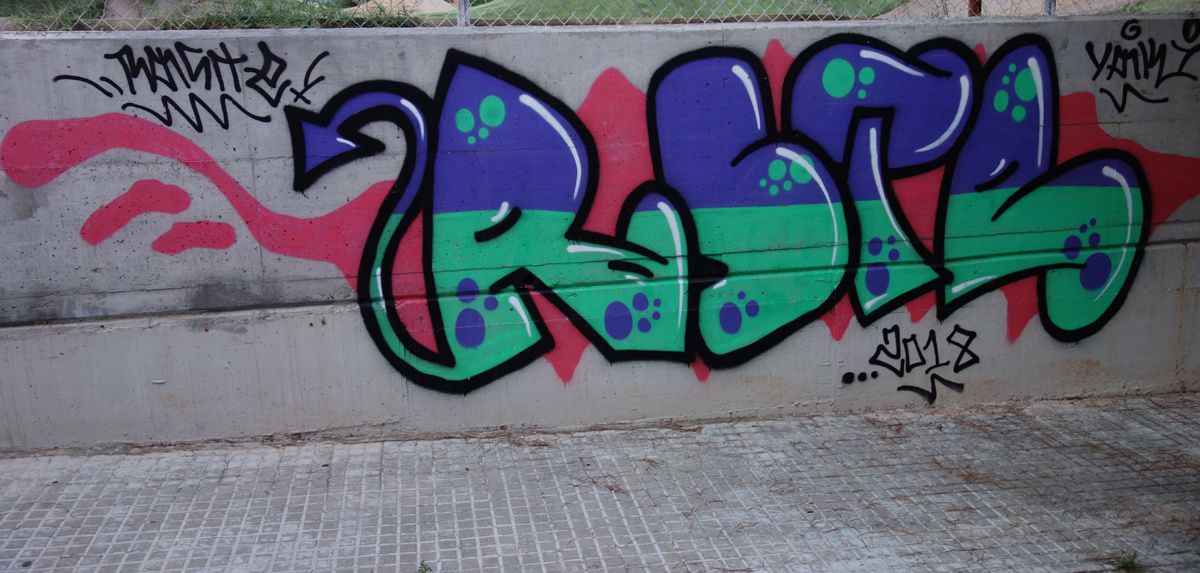 Street Art : Graffitis &amp; Fresques Murales 08220 Terrassa (Catalunya)