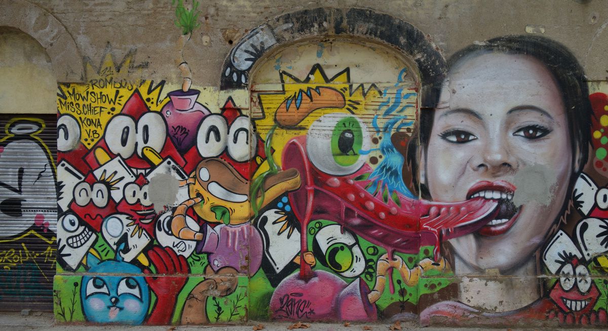 Street Art : Graffitis & Fresques Murales 08001 Barcelona (Catalunya)