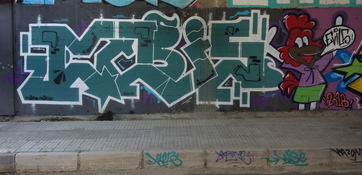 Street Art : Graffitis & Fresques Murales 08220 Terrassa (Catalunya)