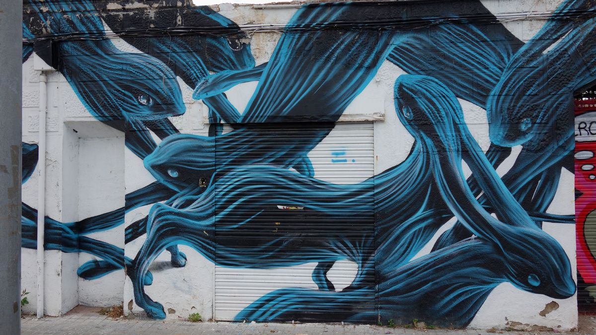 Street Art : Graffitis & Fresques Murales 08001 Barcelona (Catalunya)