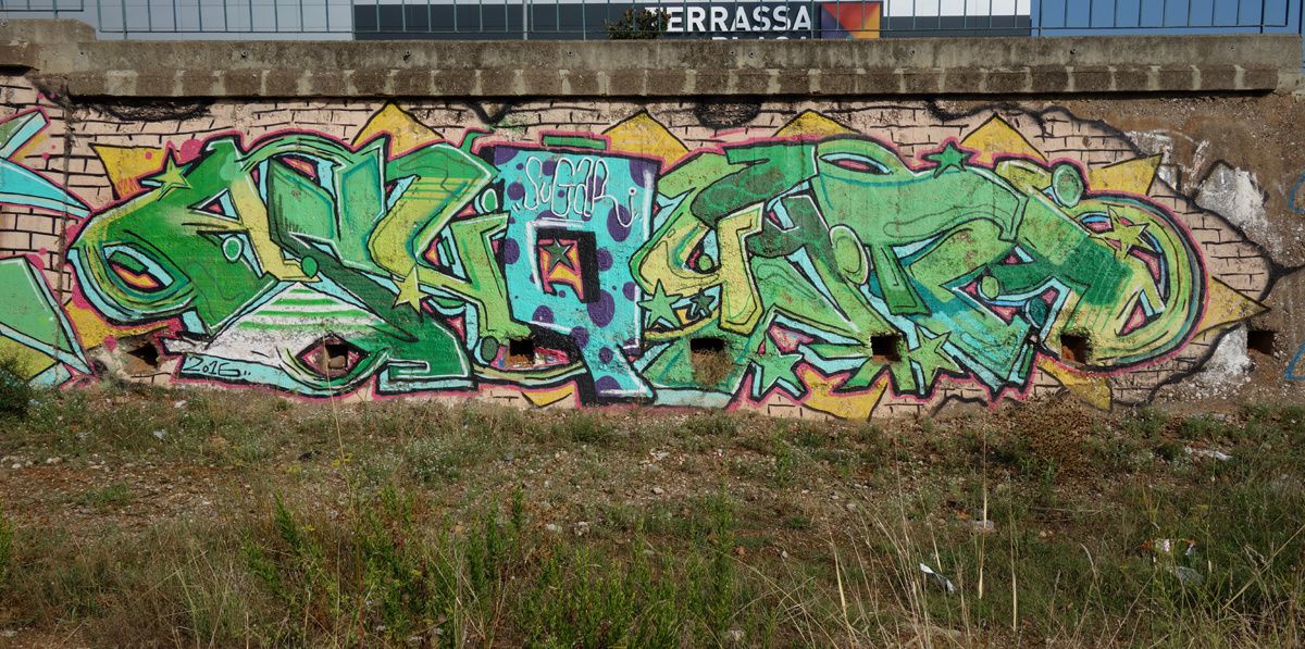 Street Art : Graffitis & Fresques Murales 08220 Terrassa (Catalunya)