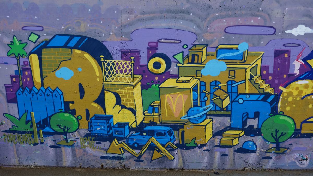 Street Art : Graffitis & Fresques Murale 08330 Premia de Mar (Catalyuna)