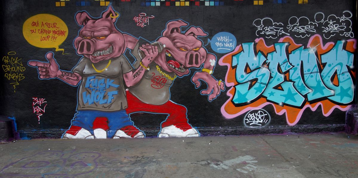 Street Art : Graffitis & Fresques Murales 75018 Paris