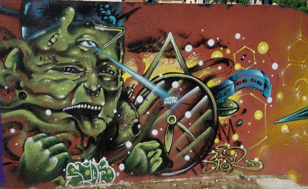 Street Art : Graffitis & Fresques Murales 08200 Sabadell (Catalunya)