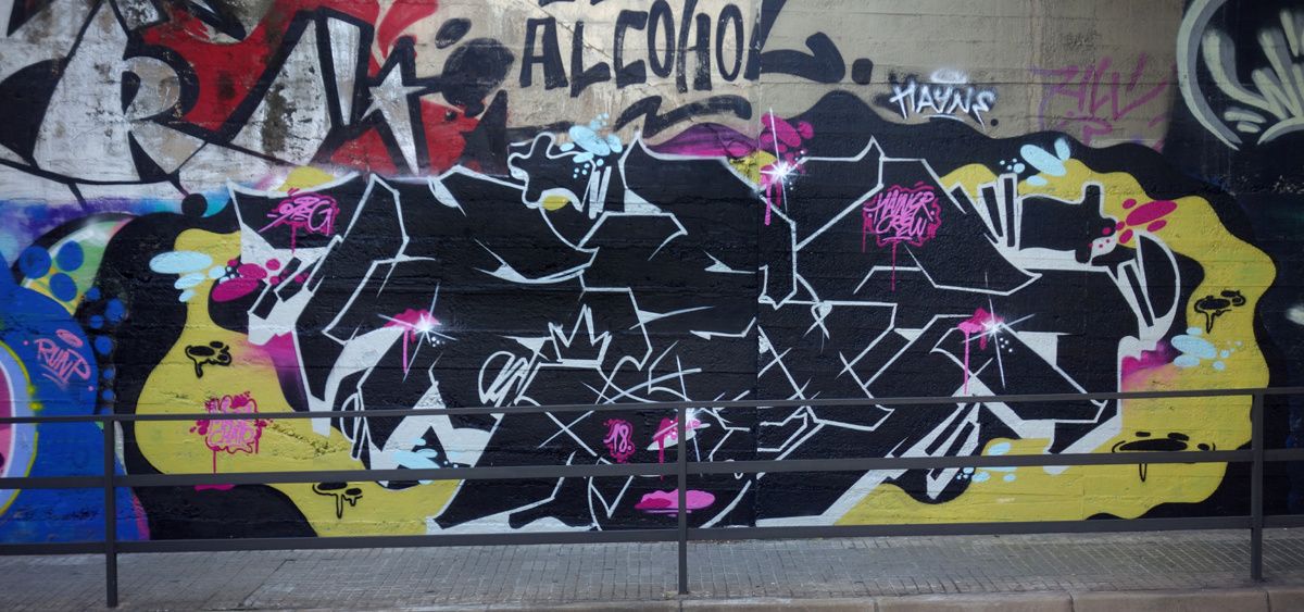 Street Art : Graffitis & Fresques Murales 08220 Terrassa (Catalunya)