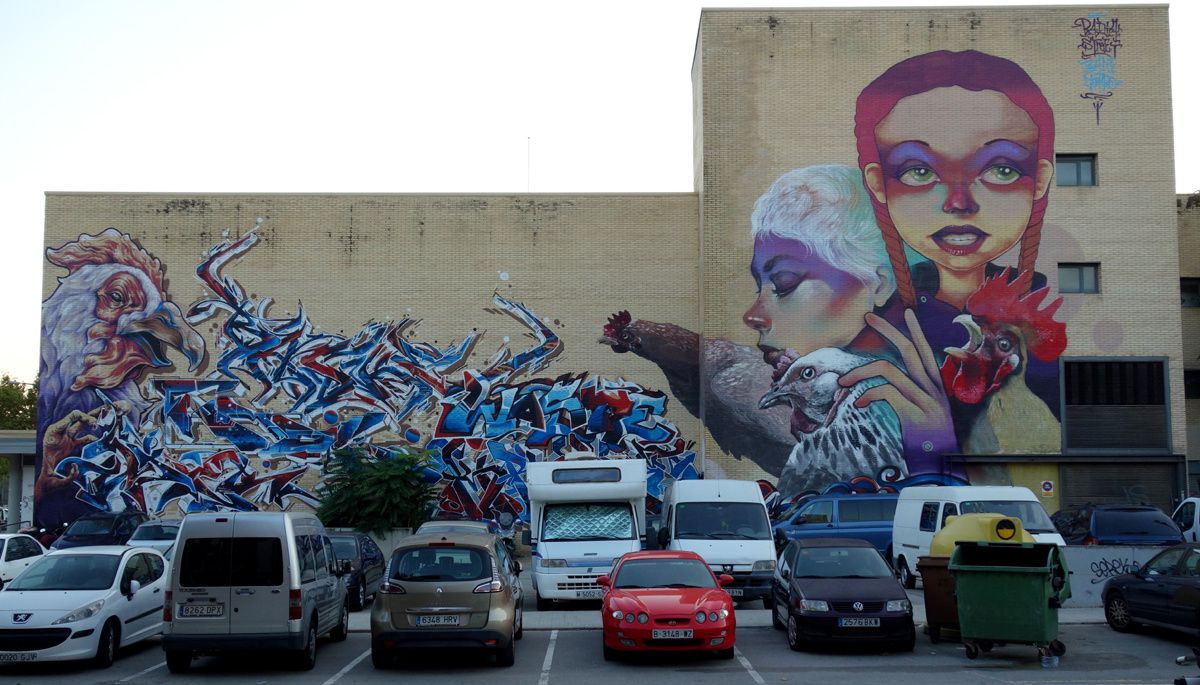 Street Art : Graffitis &amp; Fresques Murale 08214 Badia Del Valles (Catalyuna)