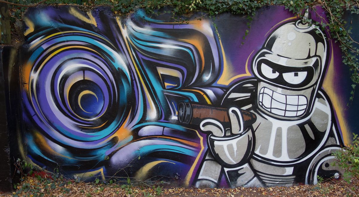 Street Art : Graffitis &amp; Fresques Murale 93006 Bagnolet