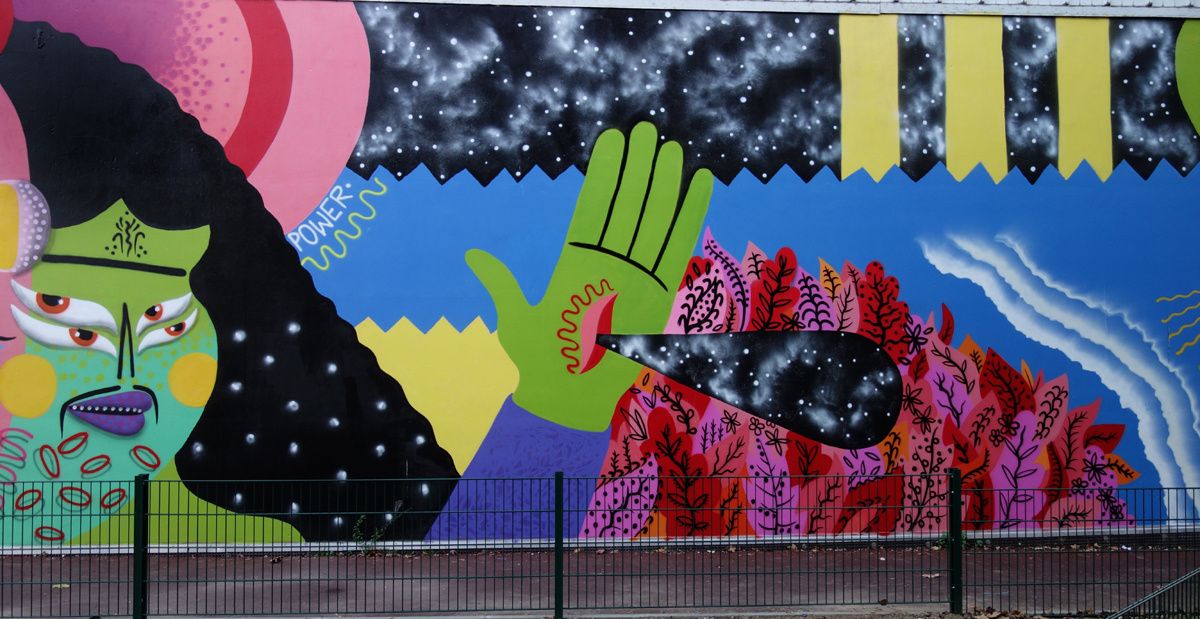 Street Art : Graffitis & Fresques Murale 92046 Malakoff