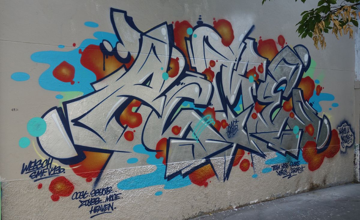 Street Art : Graffitis & Fresques Murale 75011 Paris